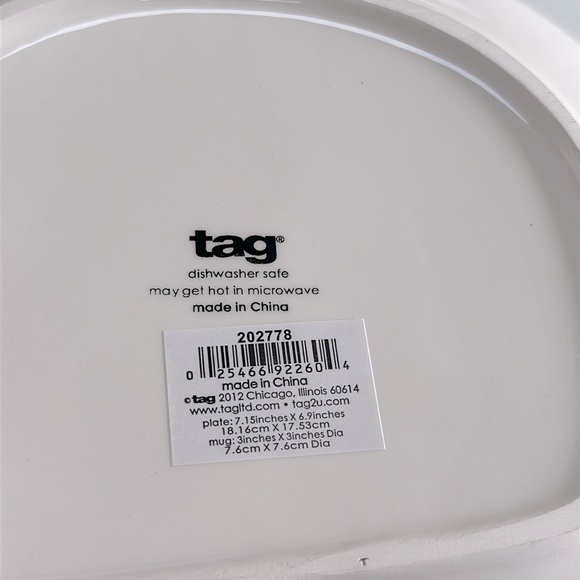 Santa Christmas Cookie Plate and Mug Set - Picture 5 of 5